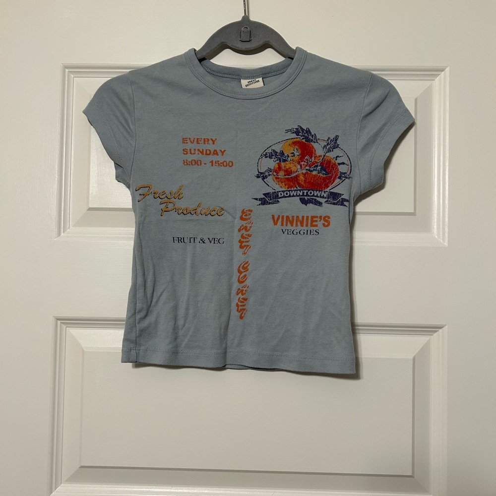 Urban Outfitters cropped fitted tee